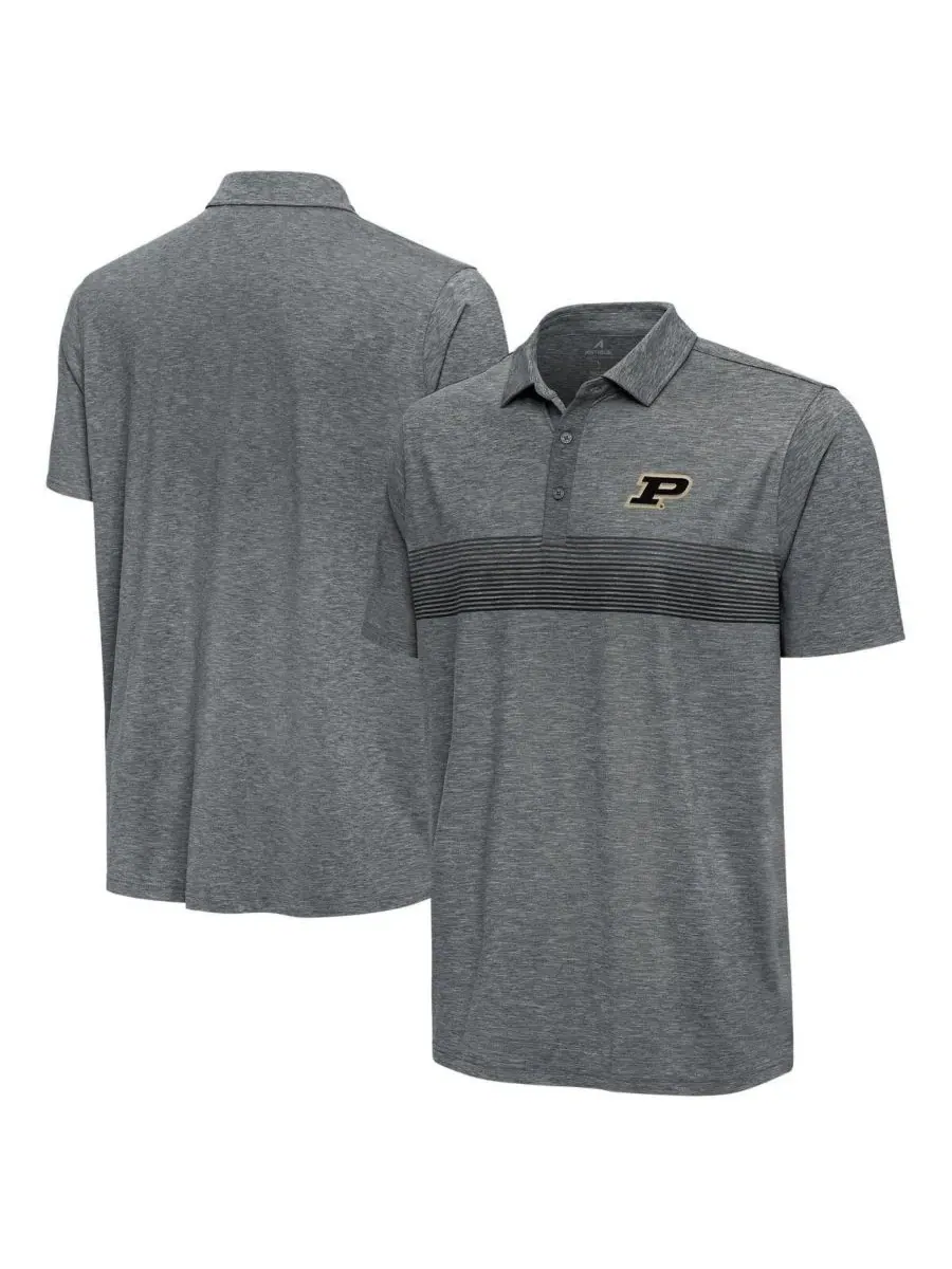 Поло с вышивкой Purdue Boilermakers Dashing Polo Antigua