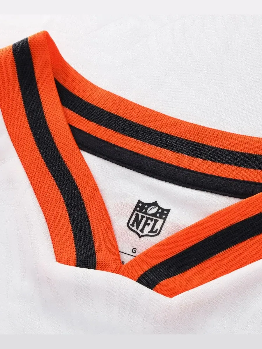 Футболка-поло Fanatics Cincinnati Bengals Football x Football V-Neck Fan Jersey — изображение 2 из 5, белый