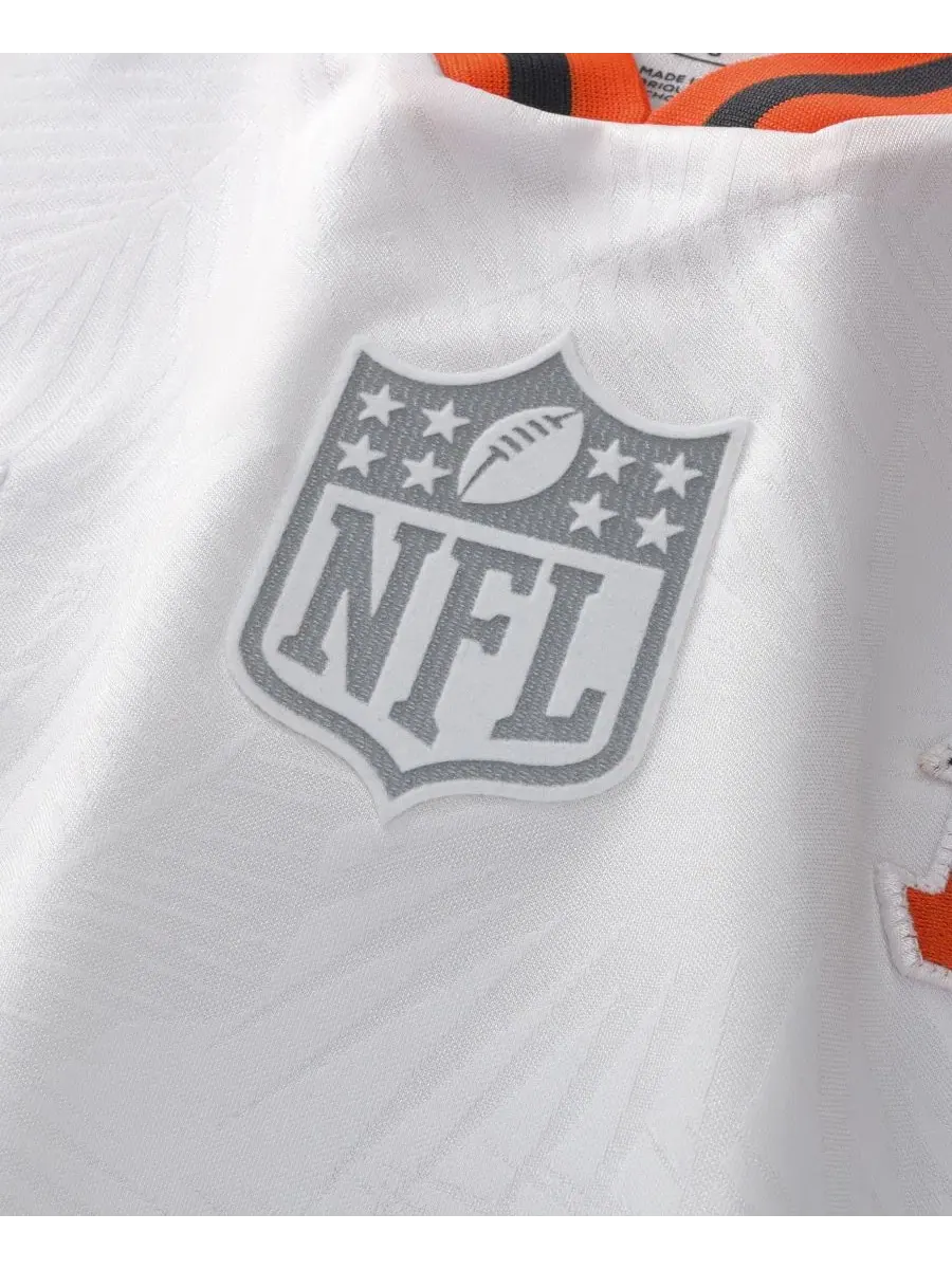 Футболка-поло Fanatics Cincinnati Bengals Football x Football V-Neck Fan Jersey — изображение 4 из 5, белый