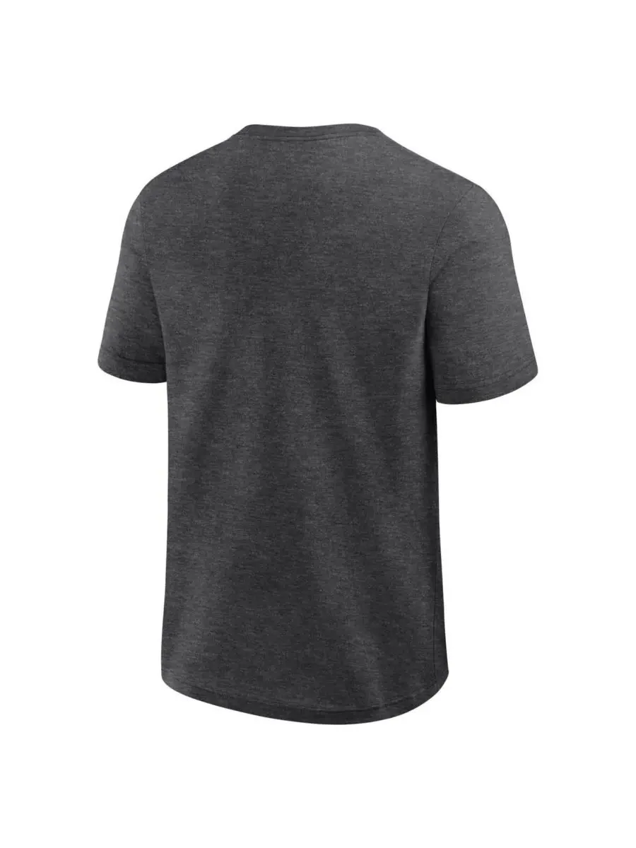 Fanatics Мужская футболка Colorado Rockies Top Notch цвета меланж и угольно-серого — изображение 2 из 3, темно-серый
