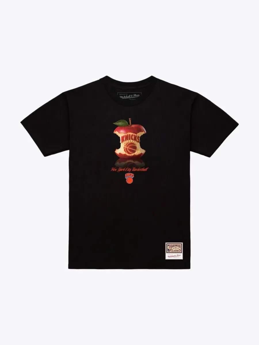 Футболка с принтом Court Apple Mitchell & Ness — изображение 1 из 2, черный