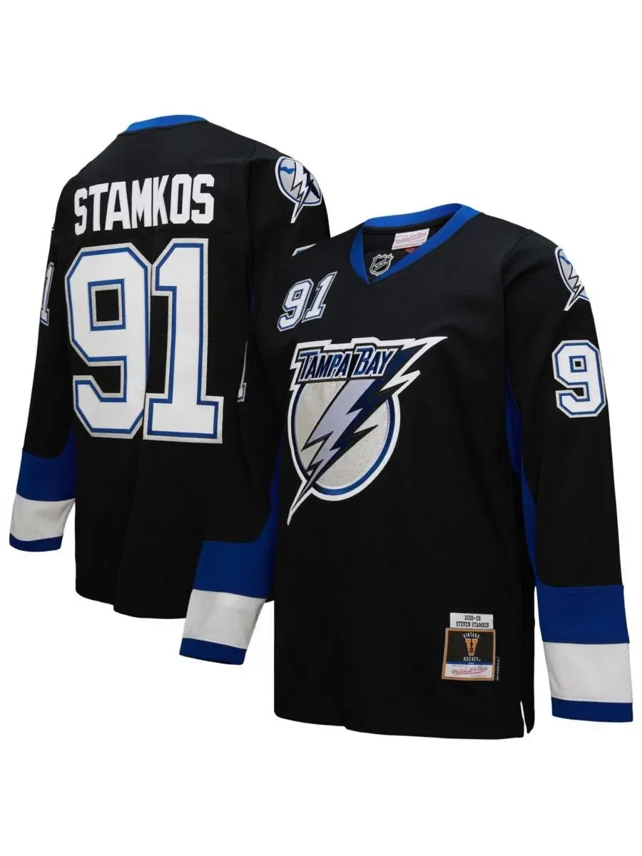 Джерси Mitchell & Ness Steven Stamkos 2008-09 Power Play — изображение 1 из 5, черный