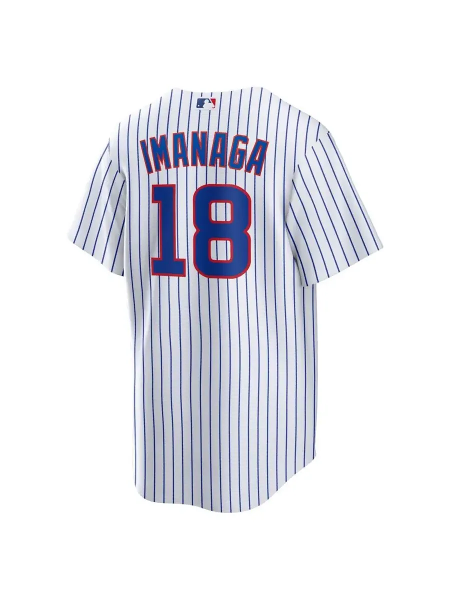 Мужская домашняя футболка Shota Imanaga White Chicago Cubs Nike — изображение 3 из 3, белый