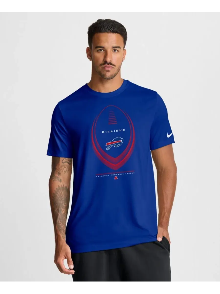 Футболка Nike Royal Buffalo Bills Legend Icon Dri-FIT с принтом — изображение 1 из 4, королевский