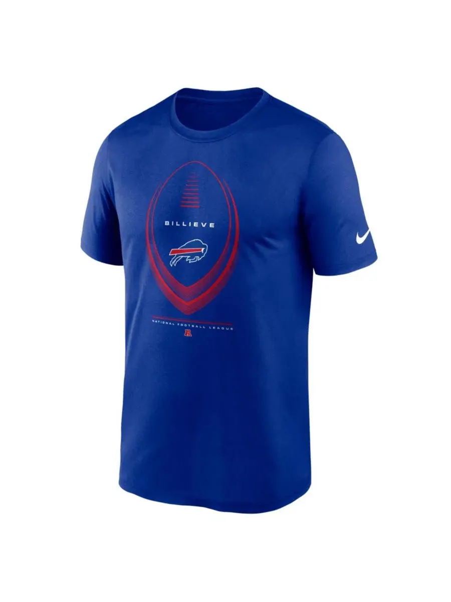 Футболка Nike Royal Buffalo Bills Legend Icon Dri-FIT с принтом — изображение 3 из 4, королевский
