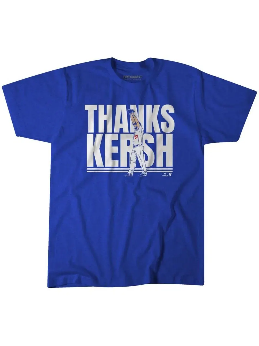 Футболка с принтом Thank You Clayton Kershaw BreakingT