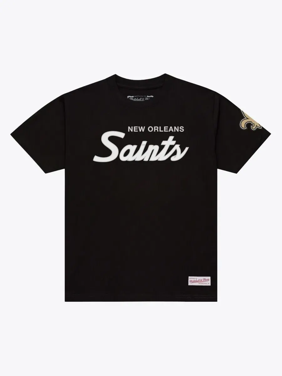 Футболка с принтом Head Coach Classic Mitchell & Ness — изображение 1 из 2, черный