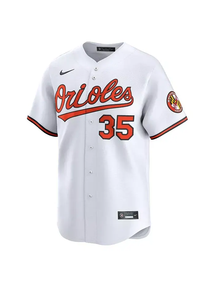 Мужская белая домашняя лимитированная джерси игрока Baltimore Orioles Adley Rutschman Nike — изображение 3 из 3