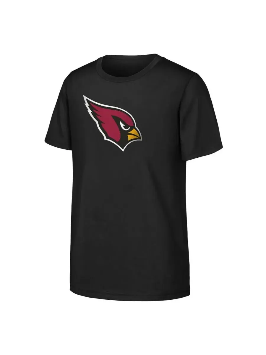 Футболка с принтом Arizona Cardinals Black Outerstuff — изображение 1 из 1, черный