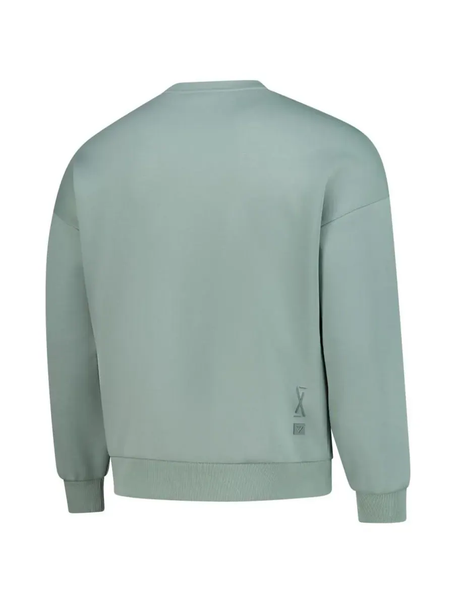 LevelWear Мужская и женская зеленая толстовка-пуловер USMNT Luxe Signature из смесовой ткани — изображение 3 из 3, зеленый