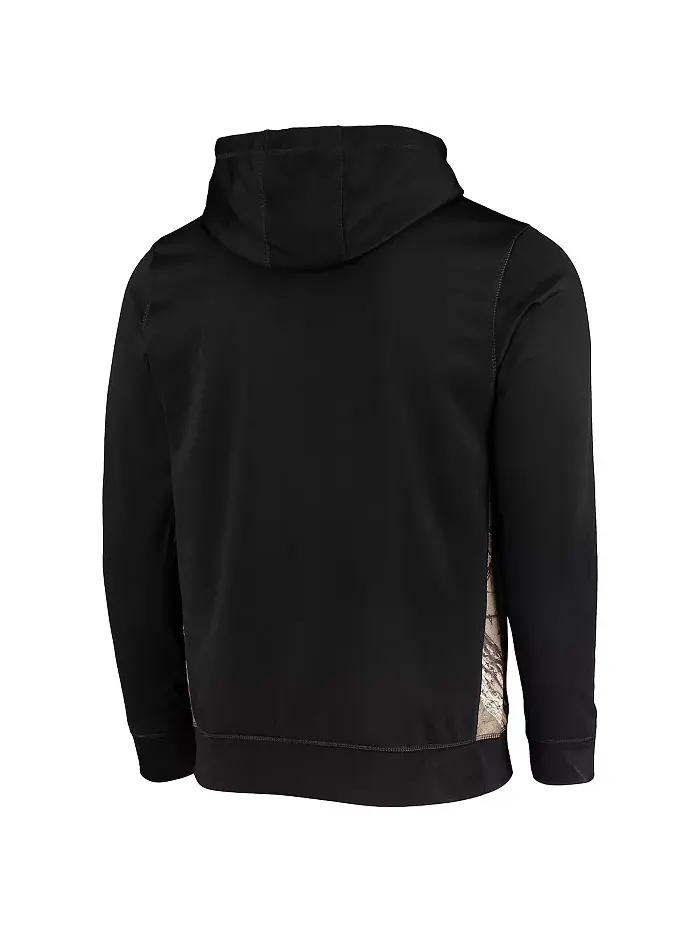 Мужская черная толстовка с капюшоном на молнии Decoy Tech Fleece Pittsburgh Steelers в камуфляже — изображение 3 из 4