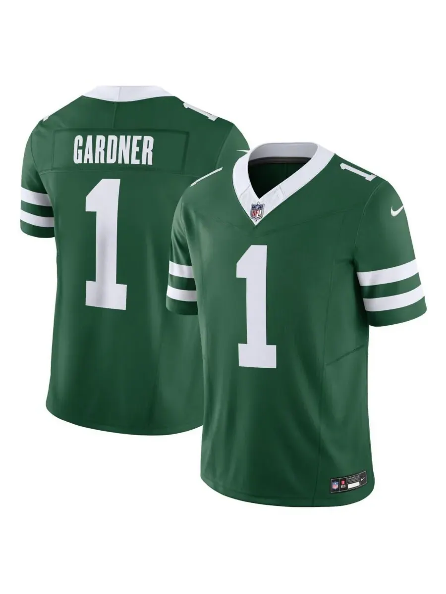 Мужская футболка Ahmad Sauce Gardner Legacy New York Jets Vapor FUSE Limited Nike — изображение 1 из 3, зеленый