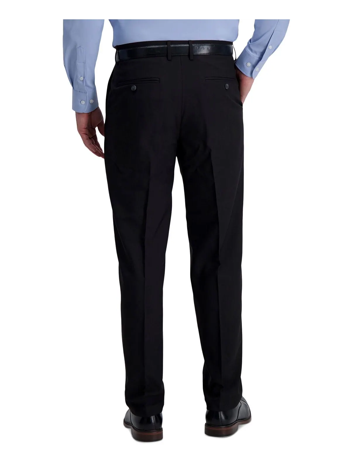 Мужские брюки классического кроя Smart Wash Tech Suit Haggar — изображение 2 из 5, черный