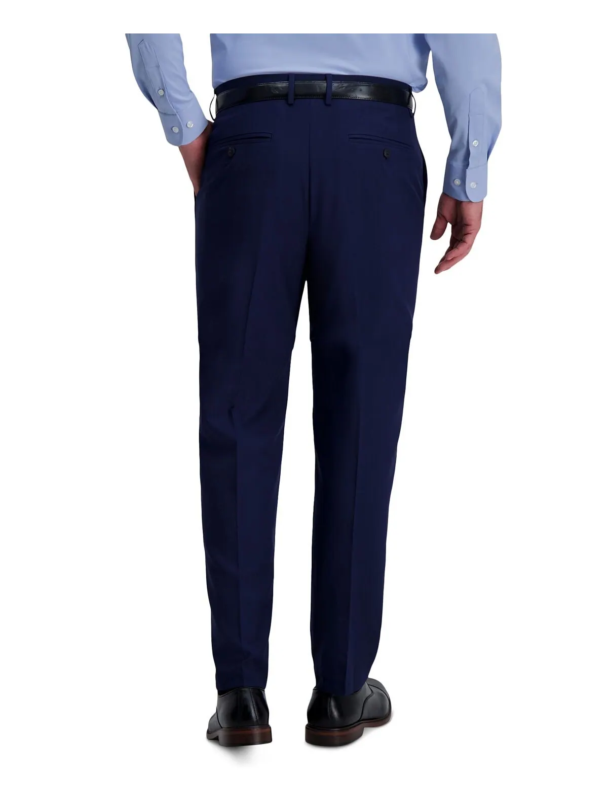 Мужские брюки классического кроя Smart Wash Tech Suit Haggar — изображение 2 из 5, синий