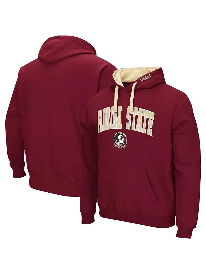 Мужская толстовка с капюшоном Garnet Florida State Seminoles Big and Tall Arch and Logo 2.0 — изображение 1 из 3