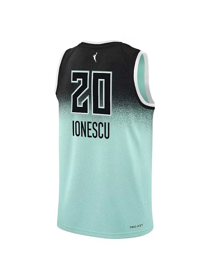 Футболка игрока New York Liberty 2023 Rebel Edition Victory для подростков Sabrina Ionescu Mint Nike — изображение 3 из 3
