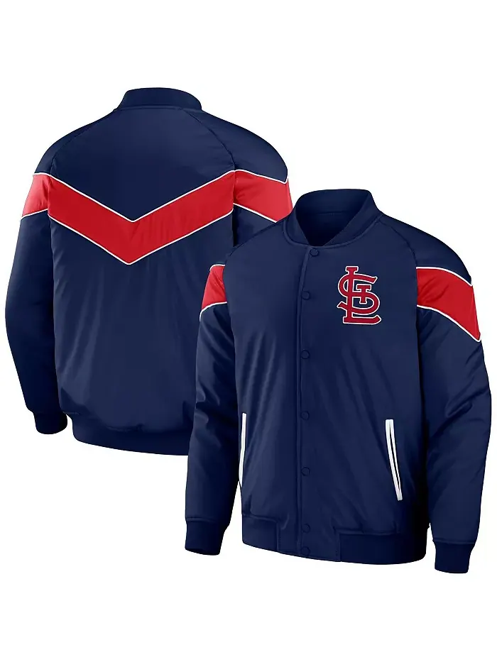 Мужская бейсбольная куртка на молнии Darius Rucker Collection by Navy St. Louis Cardinals с