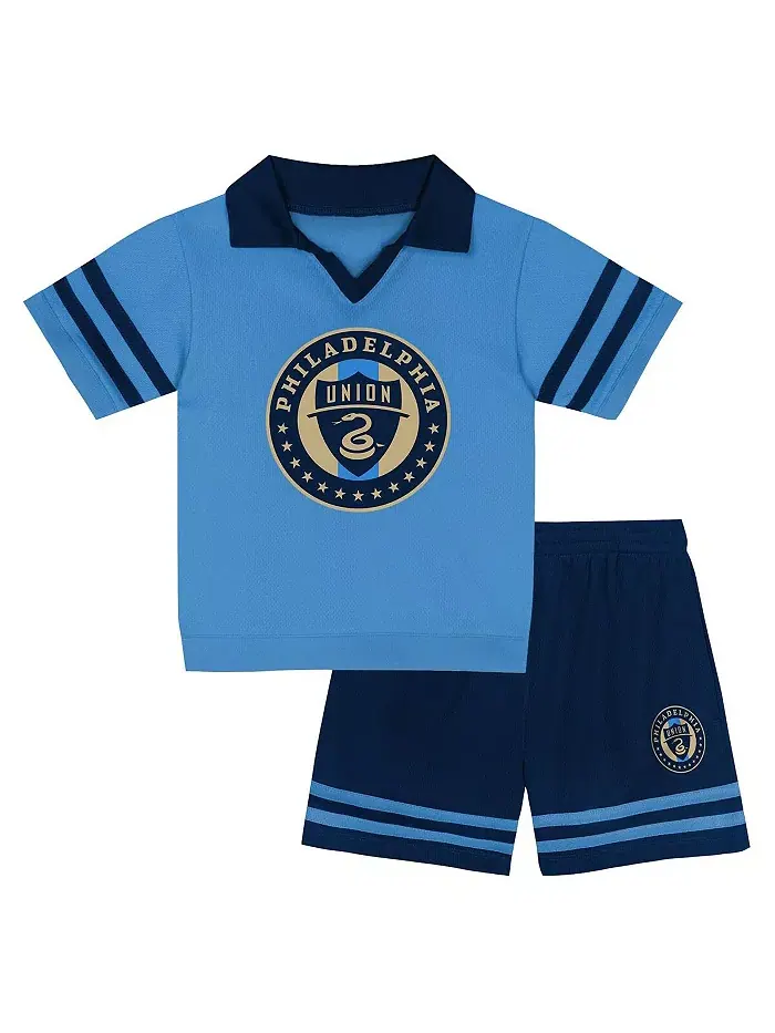 Детский комплект Philadelphia Union Charming Dude: топ и шорты в синем цвете Outerstuff — изображение 1 из 5