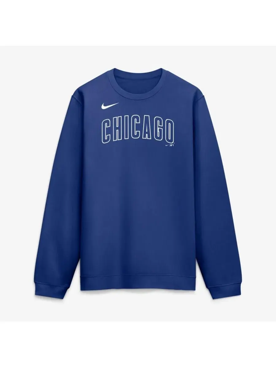 Мужская толстовка с логотипом команды Royal Chicago Cubs Primetime Nike — изображение 4 из 8, королевский