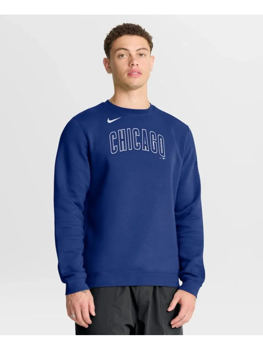 Мужская толстовка с логотипом команды Royal Chicago Cubs Primetime Nike — изображение 8 из 8, королевский