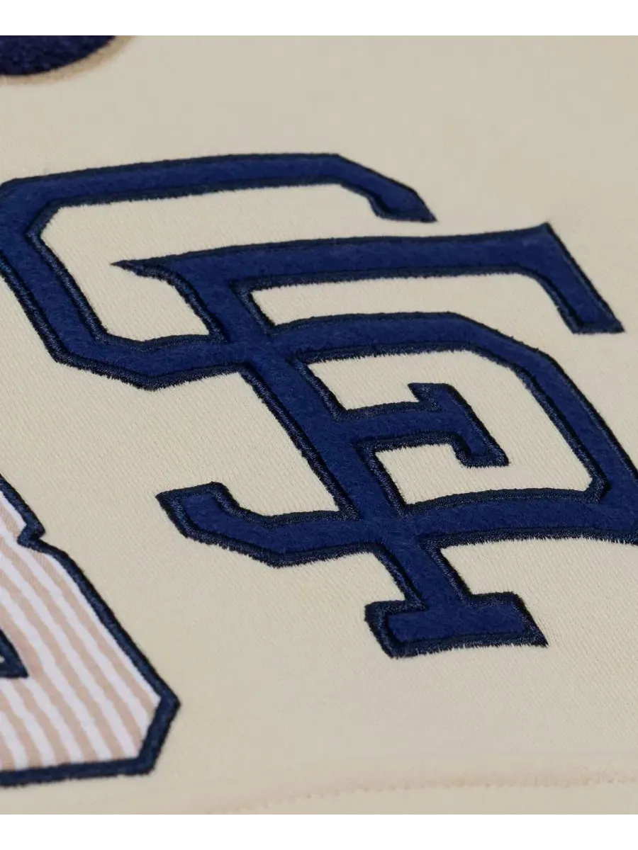 Худи с флисовой подкладкой Yacht Rock San Francisco Giants Mitchell & Ness — изображение 5 из 5, бежевый