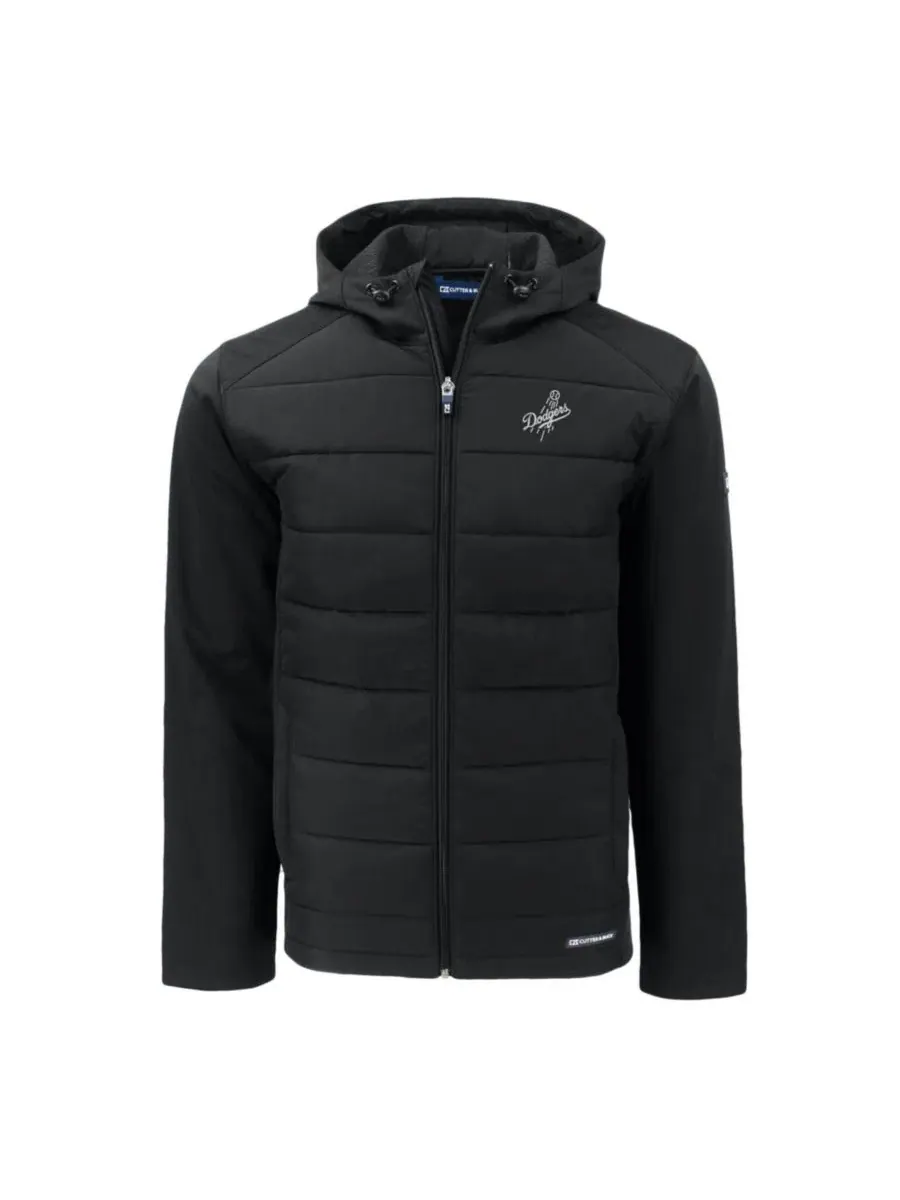 Мужская куртка с капюшоном Evoke Hybrid Eco Softshell Cutter & Buck — изображение 2 из 3, черный