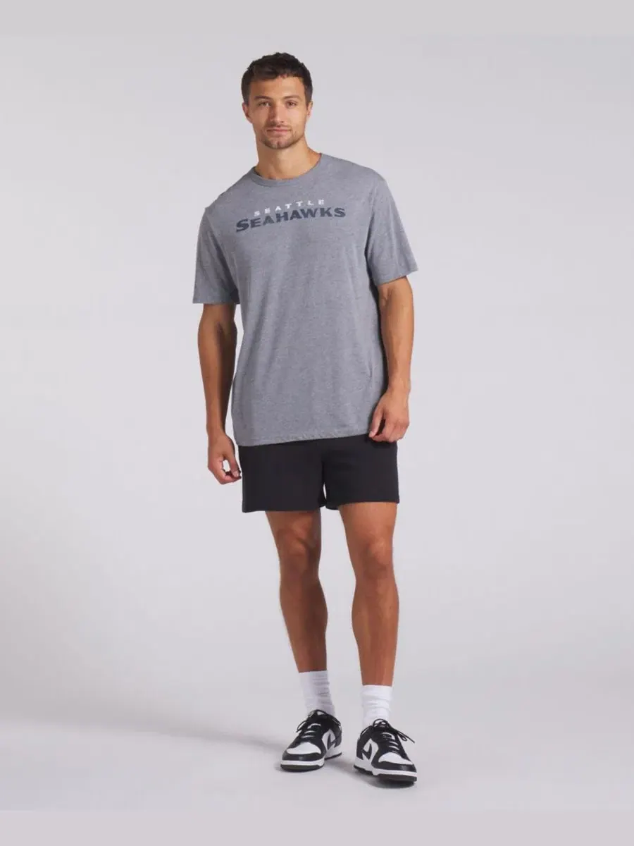 Футболка с принтом Pass Rush Tri-Blend Seattle Seahawks Fanatics — изображение 4 из 5, серый