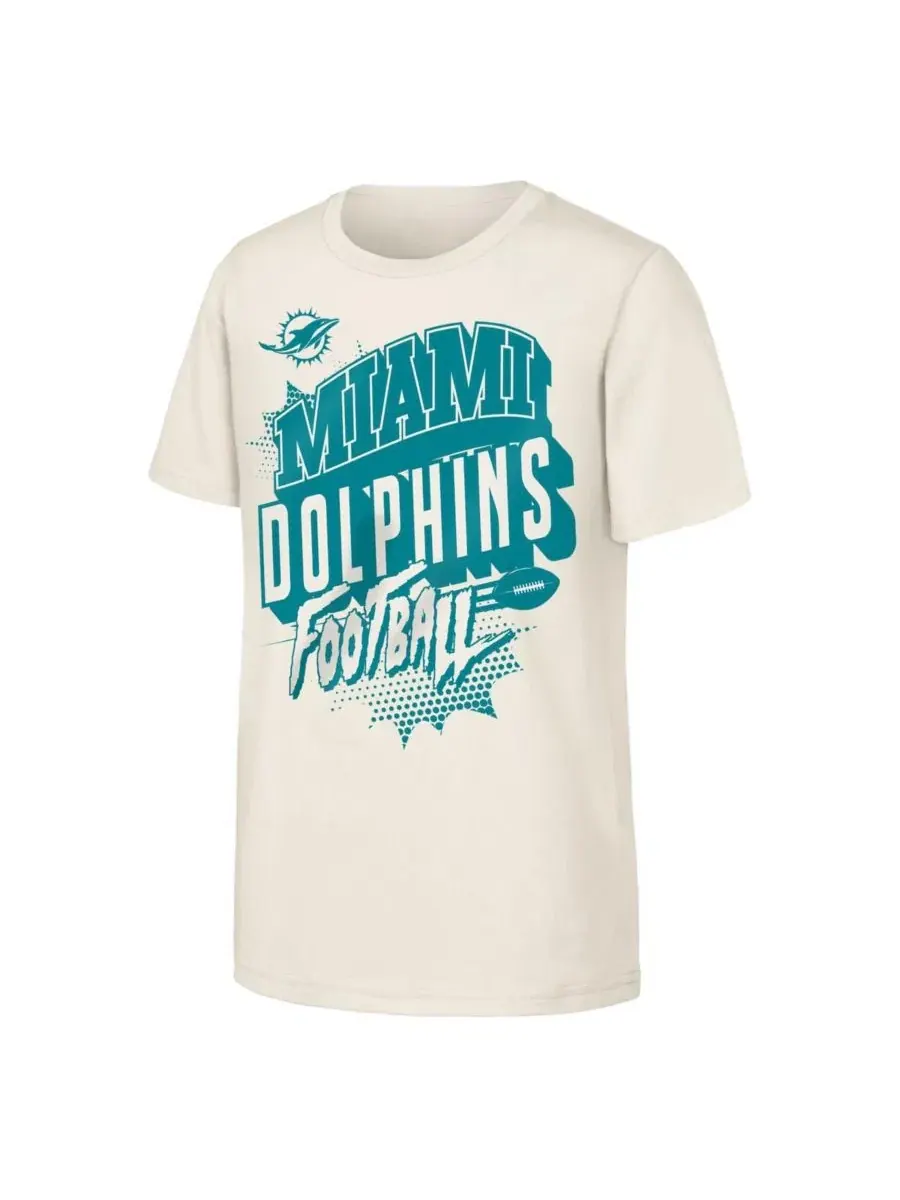 Футболка с принтом Action Comic Miami Dolphins Outerstuff — изображение 1 из 1, прозрачный