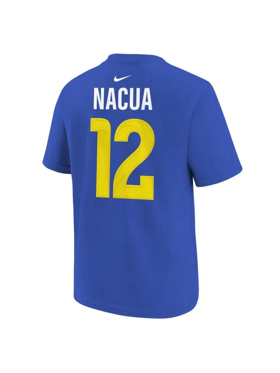 Футболка с именем и номером игрока Puka Nacua Nike — изображение 3 из 3, королевский