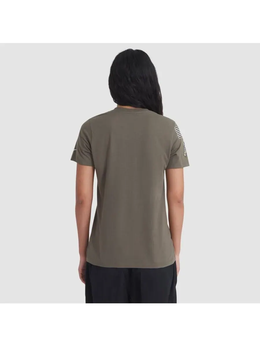 Nike Женская футболка Olive Washington Commanders 2025 Salute to Service Sideline — изображение 2 из 5, оливковый