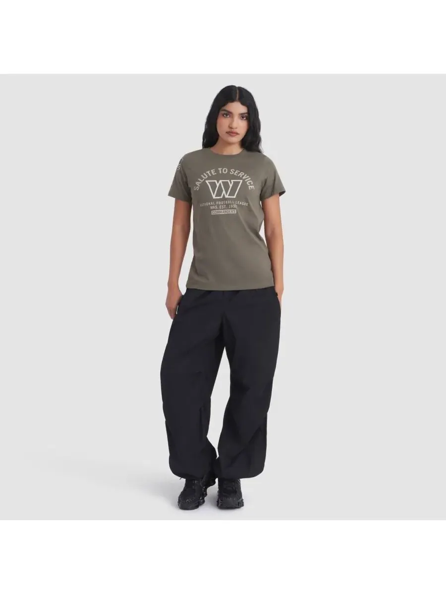 Nike Женская футболка Olive Washington Commanders 2025 Salute to Service Sideline — изображение 3 из 5, оливковый