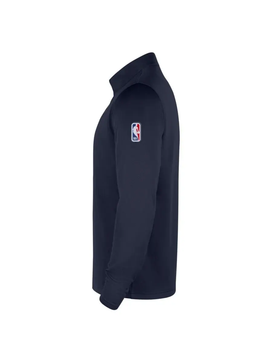 Nike Мужская темно-синяя толстовка Memphis Grizzlies 2025/26 Authentic Coaches Quarter-Zip Dri-Fit — изображение 4 из 4