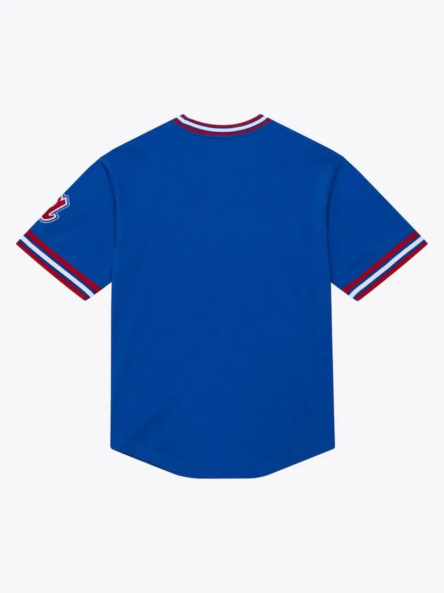 Футболка-ринчер с вышивкой Atlanta Braves Mitchell & Ness — изображение 5 из 5, королевский