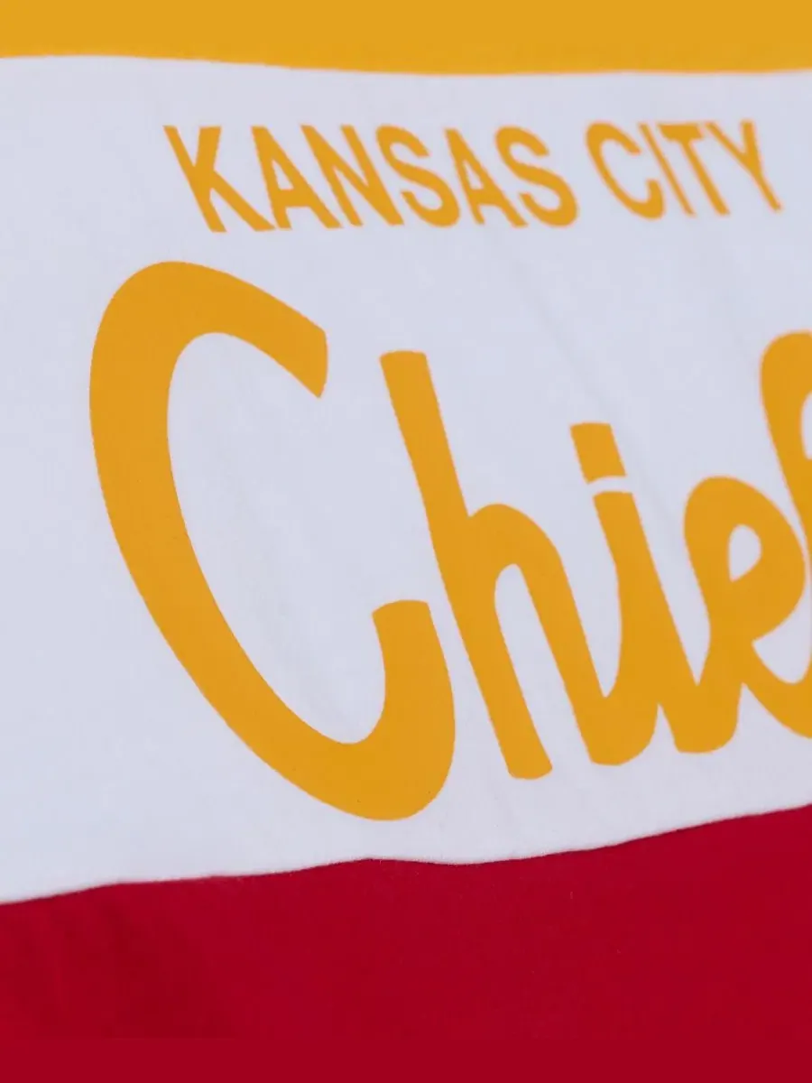 Майка-безрукавка с принтом Kansas City Chiefs Mitchell & Ness — изображение 2 из 5, красный золотистый
