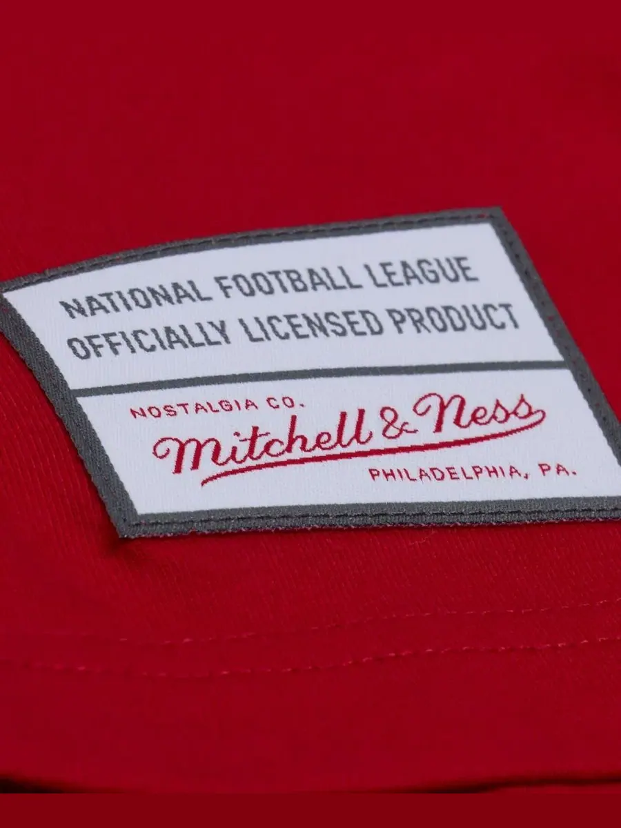 Майка-безрукавка с принтом Kansas City Chiefs Mitchell & Ness — изображение 4 из 5, красный золотистый