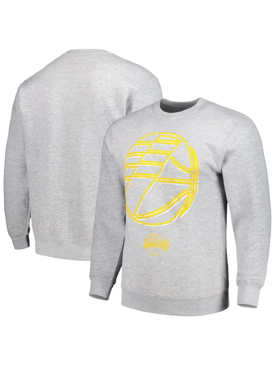 Stadium Essentials Мужская и женская толстовка-пуловер с логотипом Los Angeles Lakers Element Logo — изображение 1 из 3