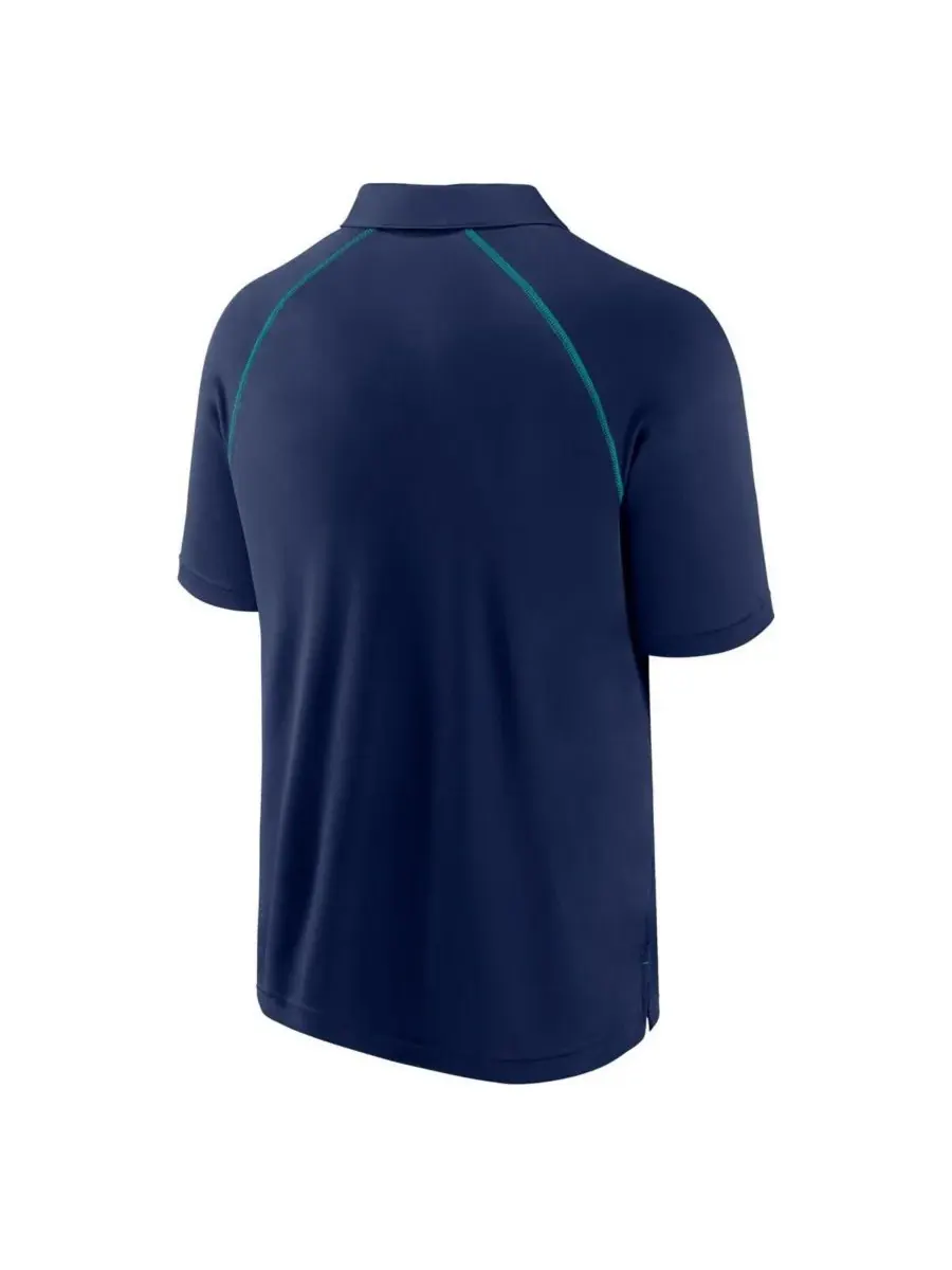 Fanatics Мужская темно-синяя футболка-поло Seattle Mariners Strong Alone с рукавами реглан — изображение 3 из 3, темно-синий