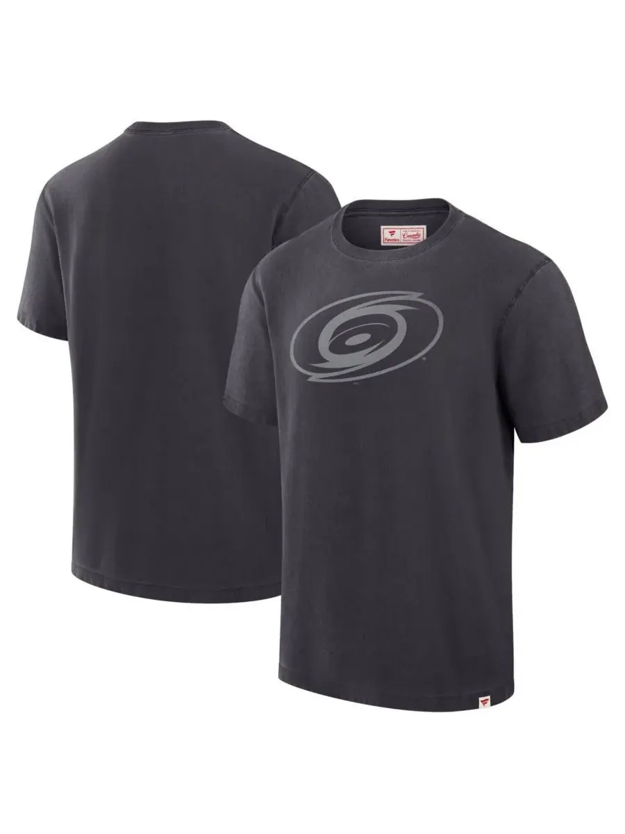 Fanatics Мужская черная футболка Carolina Hurricanes, произведено в Канаде — изображение 1 из 3, черный