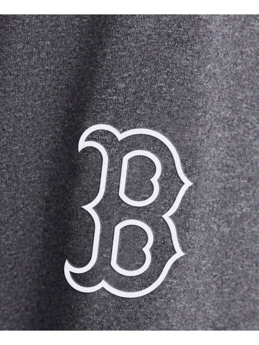 Футболка с капюшоном и длинным рукавом Clutch Boston Red Sox Fanatics — изображение 3 из 8, темно-серый
