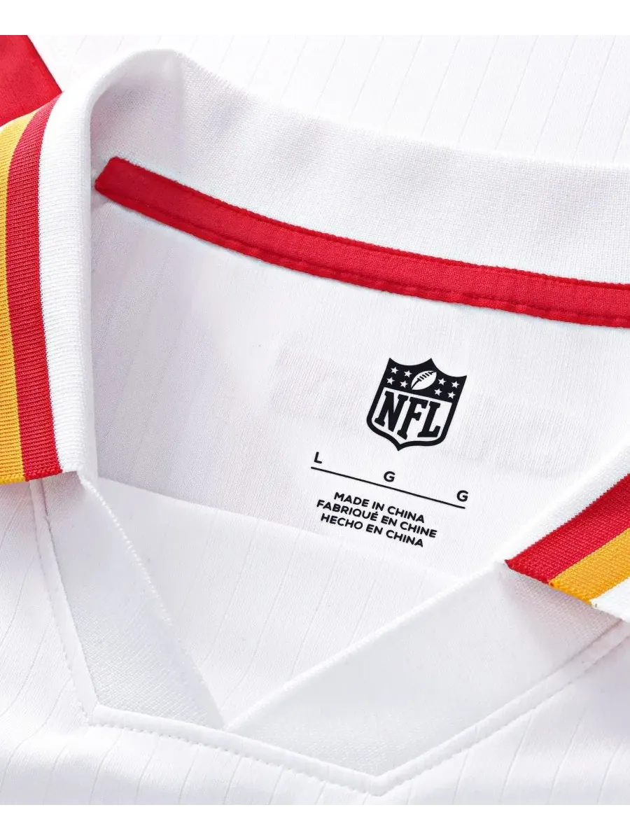 Футболка-поло с воротником Football x Football Kansas City Chiefs Fanatics — изображение 3 из 5, белый