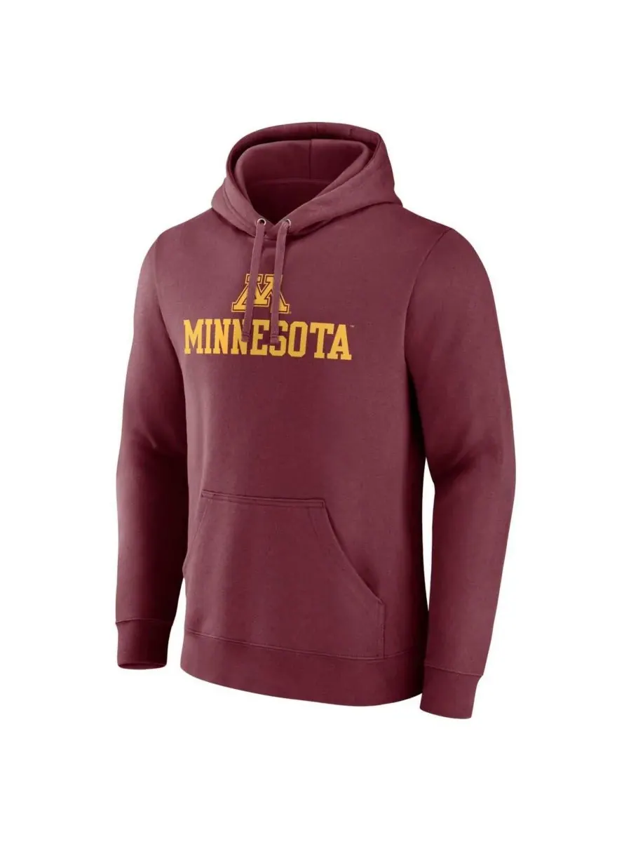 Fanatics Мужская бордовая толстовка с капюшоном Minnesota Golden Gophers Team Lockup — изображение 2 из 3, коричневый