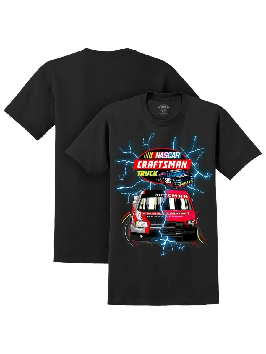 Футболка с длинным рукавом с принтом Lightning NASCAR Classics — изображение 1 из 3, черный