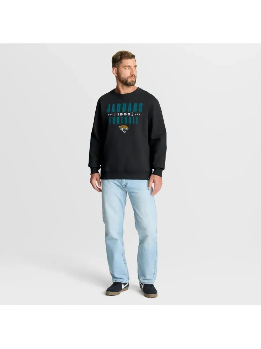 Fanatics Мужская черная толстовка Jacksonville Jaguars Powerful Throw Legacy — изображение 3 из 5, черный