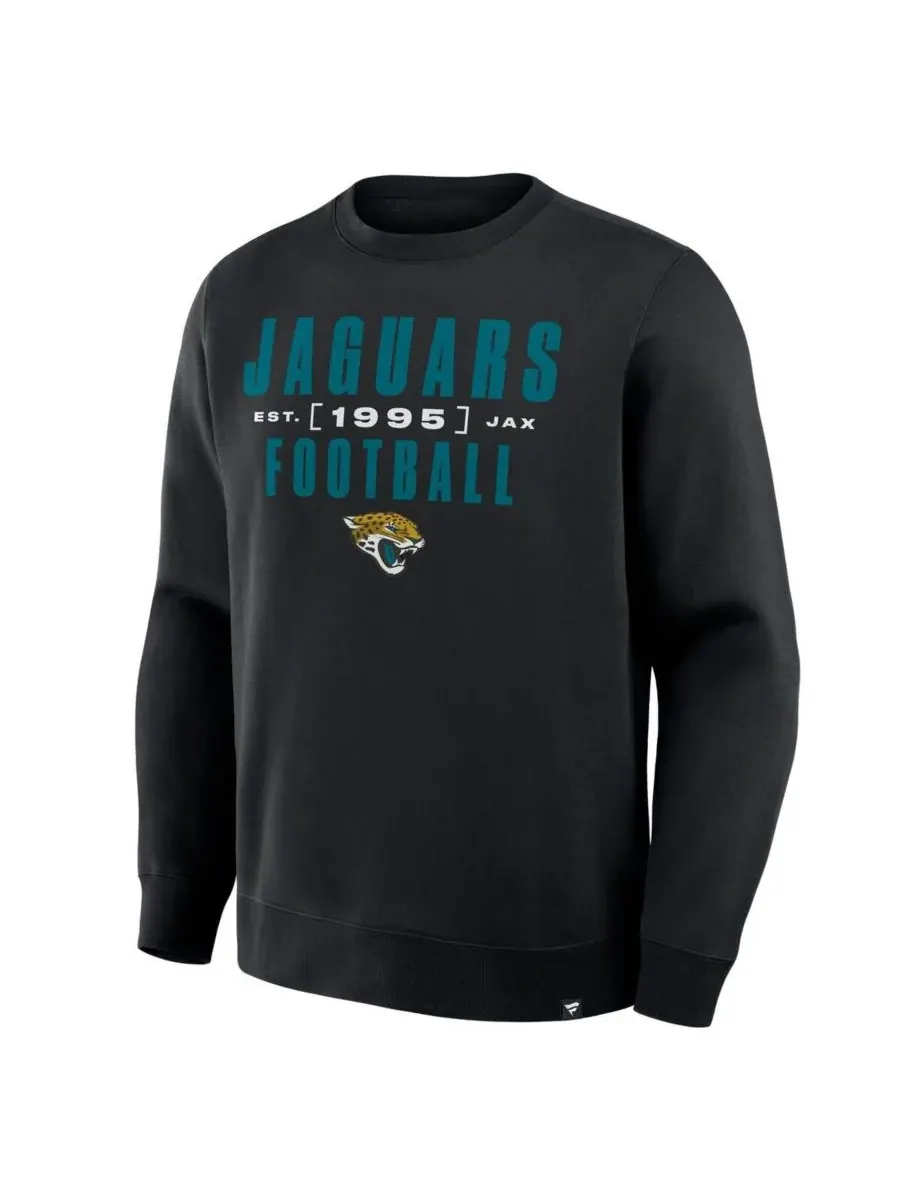 Fanatics Мужская черная толстовка Jacksonville Jaguars Powerful Throw Legacy — изображение 4 из 5, черный