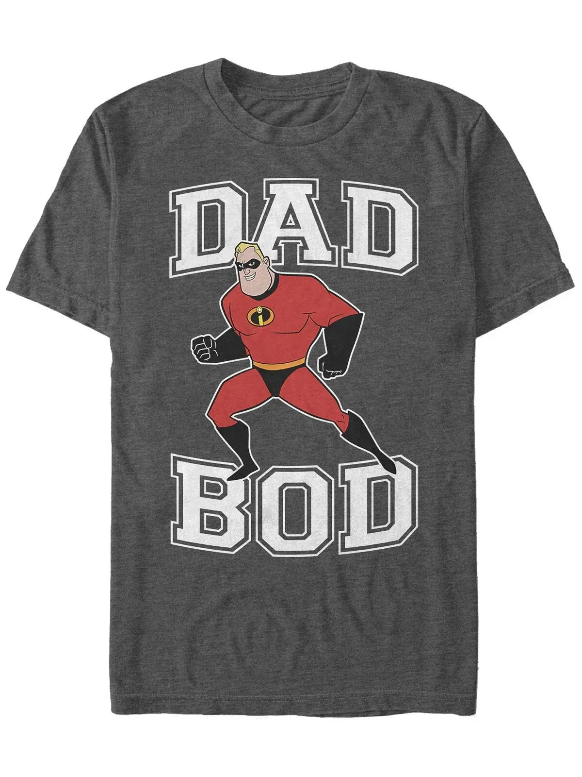 Мужская футболка с круглым вырезом и короткими рукавами dad bod Fifth Sun — изображение 1 из 1, темно-серый