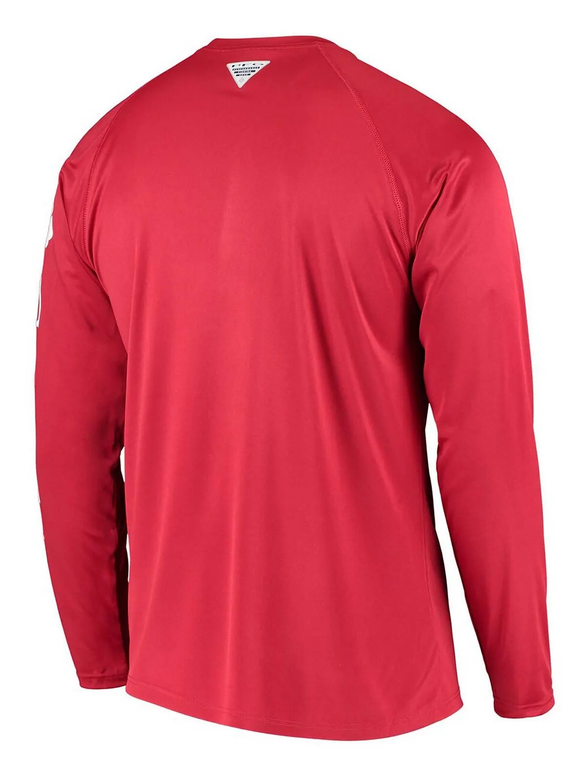 Мужская футболка с длинным рукавом pfg crimson alabama crimson tide terminal tackle omni-shade — изображение 3 из 3, красный