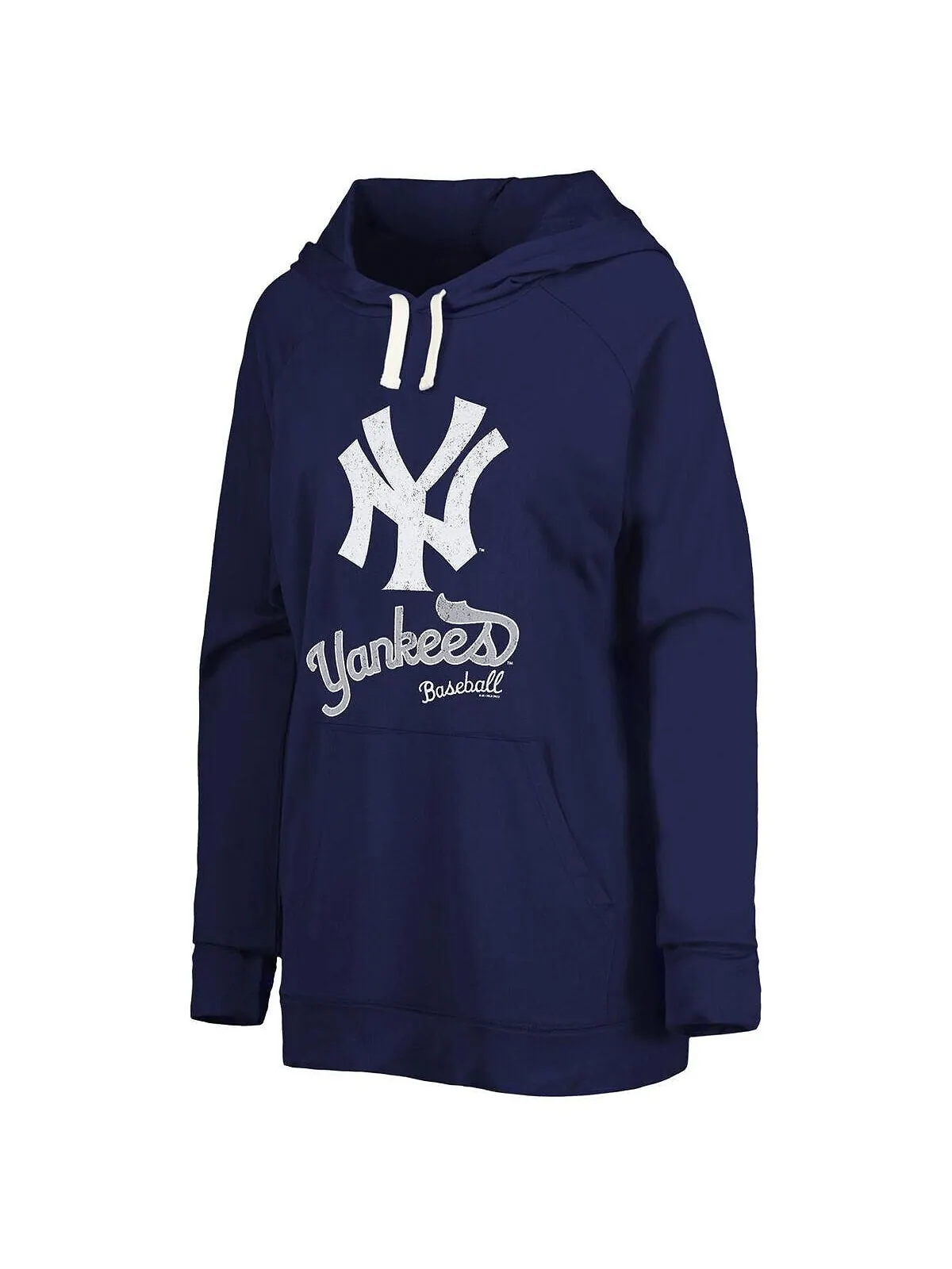 Женский темно-синий пуловер с капюшоном New York Yankees перед игрой реглан Touch — изображение 3 из 3