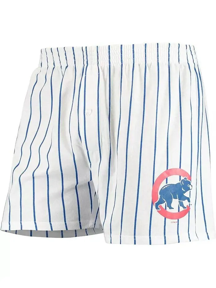 Мужские белые боксеры Chicago Cubs Vigor Concepts Sport — изображение 1 из 1
