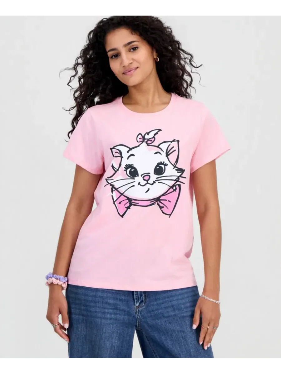 Футболка с принтом Marie Aristocats Disney, Lt/Paspink