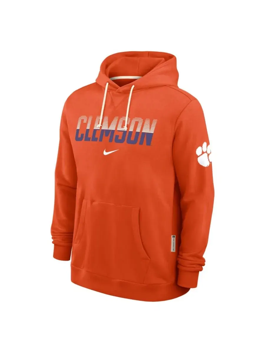 Худи Nike Clemson Tigers 2026 Sideline Standard Issue Dri-FIT — изображение 3 из 3, оранжевый